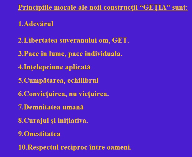 Principii Geția - geția.ro